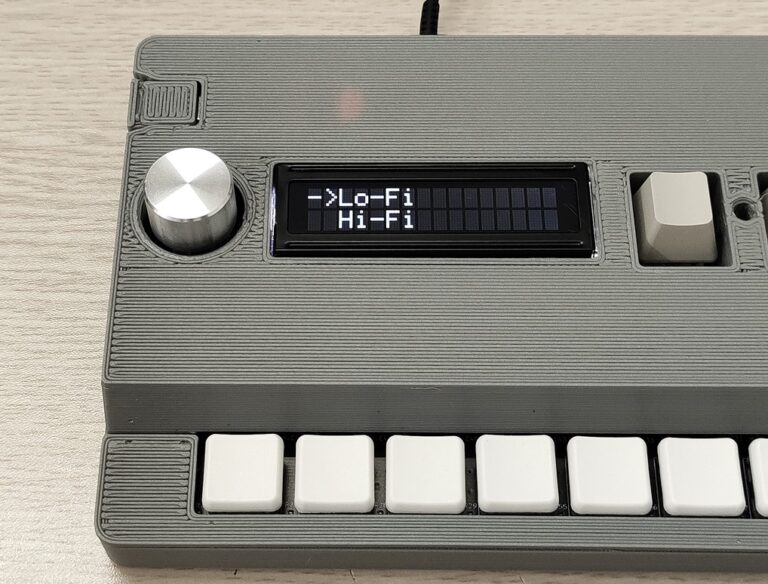 photo of displaying Lo-fi and Hi-fi, snapbeat, the simple Lo-fi sampler