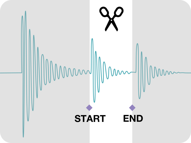 truncate(trim)-sampled-sound-SnapBeat sampler for musical sampling