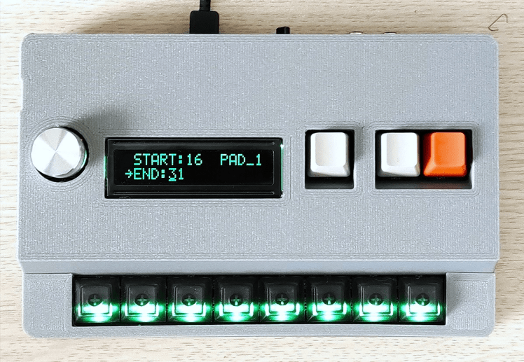 setting-end-point SnapBeat sampler for musical sampling