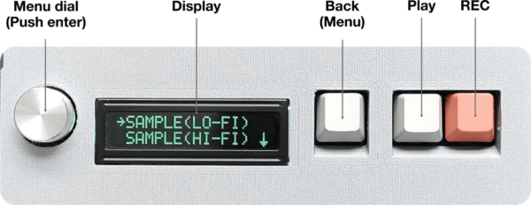 image of interface of SnapBeat, simple song sampler