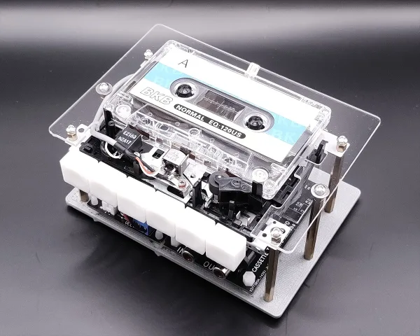 cassette player and tape recorder (transparent)