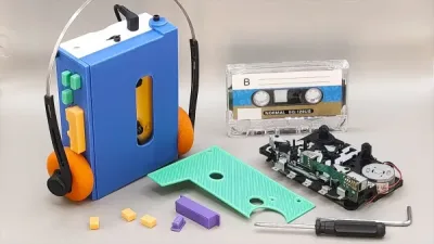 FAB cassette - Open Source Portable Cassette Tape Player Kit